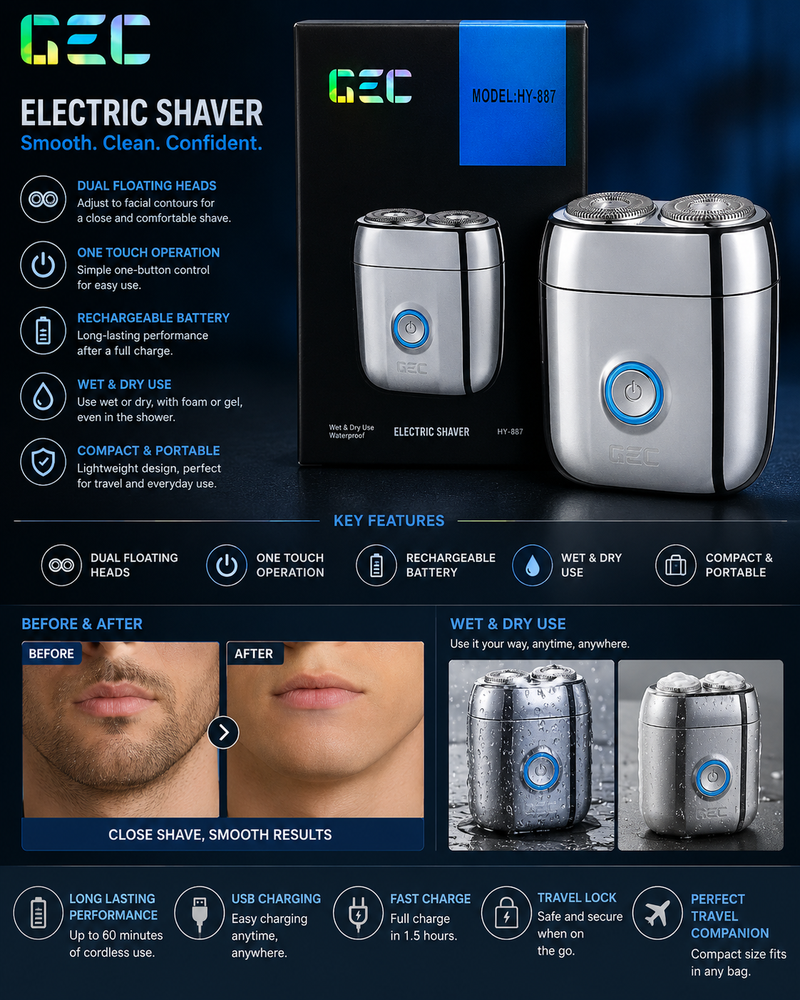 Mini Men Electric Shaver